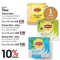 Thee yellow label-Lipton