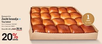 Promoties Zacht broodje tray baked - Banquet D'or - Geldig van 25/04/2024 tot 13/05/2024 bij Sligro