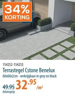Promotions Terrastegel cstone benelux - Produit maison - Cevo - Valide de 25/04/2024 à 15/05/2024 chez Cevo Market