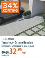Promoties Terrastegel cstone benelux - Huismerk - Cevo - Geldig van 25/04/2024 tot 15/05/2024 bij Cevo Market