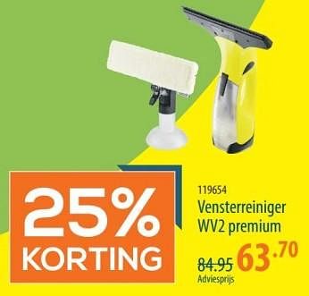 Promotions Vensterreiniger wv2 premium - Kärcher - Valide de 25/04/2024 à 15/05/2024 chez Cevo Market