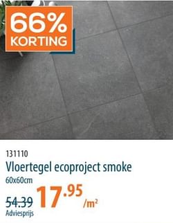 Vloertegel ecoproject smoke