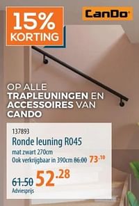 Ronde leuning r045-CanDo