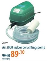 Promoties Air 2000 indoor beluchtingspomp - Ubbink - Geldig van 25/04/2024 tot 15/05/2024 bij Cevo Market