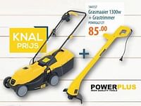Powerplus grasmaaier + grastrimmer powxg6212t-Powerplus