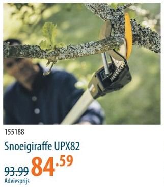 Promotions Snoeigiraffe upx82 - Fiskars - Valide de 25/04/2024 à 15/05/2024 chez Cevo Market