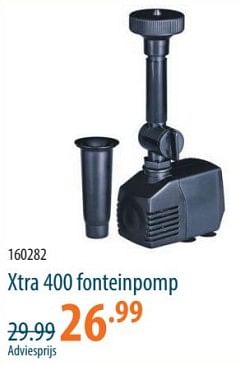 Promotions Xtra 400 fonteinpomp - Ubbink - Valide de 25/04/2024 à 15/05/2024 chez Cevo Market
