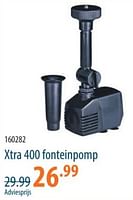 Promoties Xtra 400 fonteinpomp - Ubbink - Geldig van 25/04/2024 tot 15/05/2024 bij Cevo Market