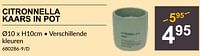 Promotions Citronnella kaars in pot - Produit Maison - HandyHome - Valide de 25/04/2024 à 19/05/2024 chez HandyHome
