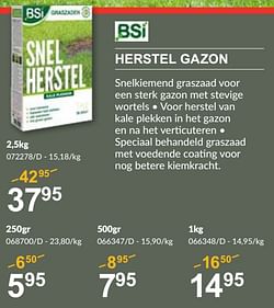 Herstel gazon