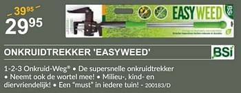 Promotions Onkruidtrekker easyweed - BSI - Valide de 25/04/2024 à 19/05/2024 chez HandyHome