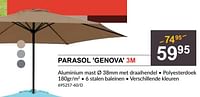Promotions Parasol genova - Produit Maison - HandyHome - Valide de 25/04/2024 à 19/05/2024 chez HandyHome