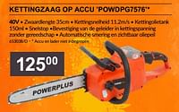 Powerplus kettingzaag op accu powdpg7576-Powerplus