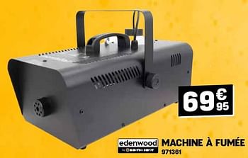 Promotions Edenwood machine à fumée - Edenwood  - Valide de 24/04/2024 à 05/05/2024 chez Electro Depot