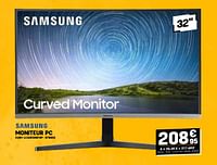 Promotions Samsung moniteur pc curv lc32r500fhp - Samsung - Valide de 24/04/2024 à 05/05/2024 chez Electro Depot
