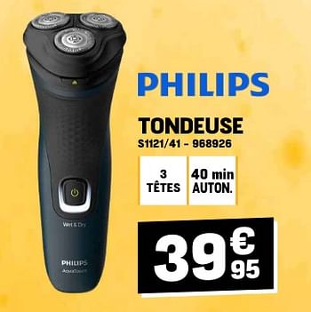 Promotions Philips tondeuse s1121-41 - Philips - Valide de 24/04/2024 à 05/05/2024 chez Electro Depot