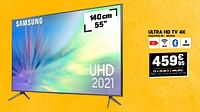 Promotions Samsung ultra hd tv 4k 55au7022 be - Samsung - Valide de 24/04/2024 à 05/05/2024 chez Electro Depot