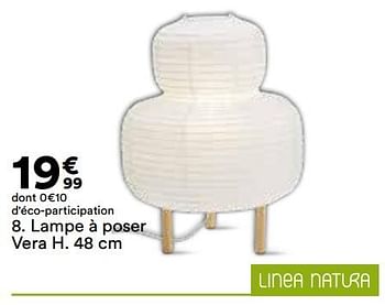 Promotions Lampe à poser vera - Linea Natura - Valide de 23/04/2024 à 20/05/2024 chez But