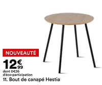 Promotions Bout de canapé hestia - Produit Maison - But - Valide de 23/04/2024 à 20/05/2024 chez But