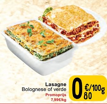 Promotions Lasagne - Produit maison - Cora - Valide de 30/04/2024 à 06/05/2024 chez Cora