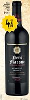 Promoties Nero marone primitivo 2022 puglia - Rode wijnen - Geldig van 30/04/2024 tot 06/05/2024 bij Cora