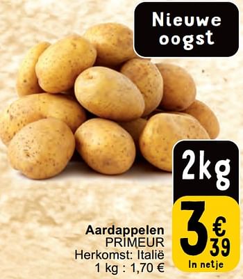 Promoties Aardappelen primeur - Huismerk - Cora - Geldig van 30/04/2024 tot 06/05/2024 bij Cora