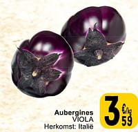 Aubergines viola-Huismerk - Cora