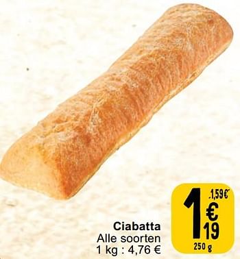 Promotions Ciabatta - Produit maison - Cora - Valide de 30/04/2024 à 06/05/2024 chez Cora