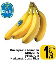 Promoties Onverpakte bananen chiquita premium - Chiquita - Geldig van 30/04/2024 tot 06/05/2024 bij Cora