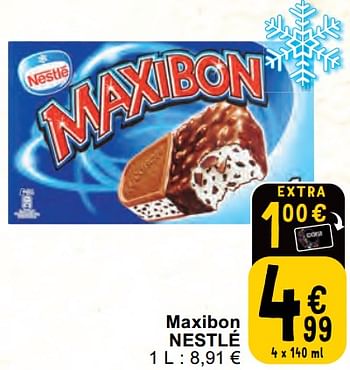 Promoties Maxibon nestlé - Nestlé - Geldig van 30/04/2024 tot 06/05/2024 bij Cora