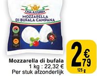 Promoties Mozzarella di bufala - Casa Azzurra - Geldig van 30/04/2024 tot 06/05/2024 bij Cora