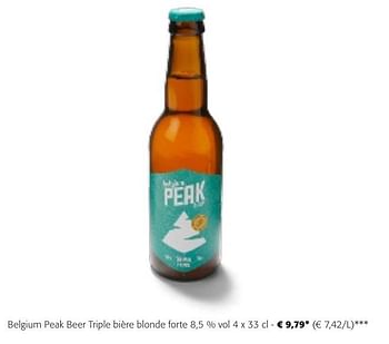 Promoties Belgium peak beer triple bière blonde forte - Belgium - Geldig van 24/04/2024 tot 07/05/2024 bij Colruyt