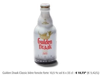 Promotions Gulden draak classic bière foncée forte - Gulden Draak - Valide de 24/04/2024 à 07/05/2024 chez Colruyt