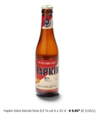 Promoties Hapkin bière blonde forte - Hapkin - Geldig van 24/04/2024 tot 07/05/2024 bij Colruyt