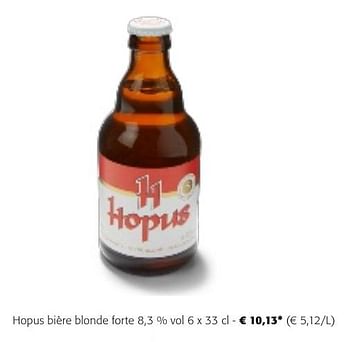 Promoties Hopus bière blonde forte - Hopus - Geldig van 24/04/2024 tot 07/05/2024 bij Colruyt
