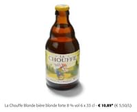 Promotions La chouffe blonde bière blonde forte - Chouffe - Valide de 24/04/2024 à 07/05/2024 chez Colruyt
