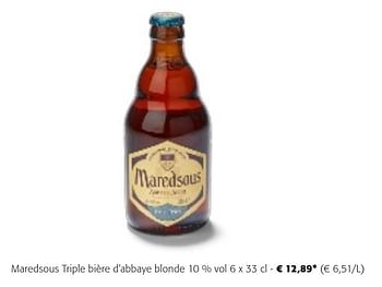 Promoties Maredsous triple bière d`abbaye blonde - Maredsous - Geldig van 24/04/2024 tot 07/05/2024 bij Colruyt