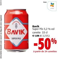 Promotions Bavik super pils - Bavik - Valide de 24/04/2024 à 07/05/2024 chez Colruyt
