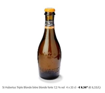Promotions St hubertus triple blonde bière blonde forte - St Hubertus - Valide de 24/04/2024 à 07/05/2024 chez Colruyt