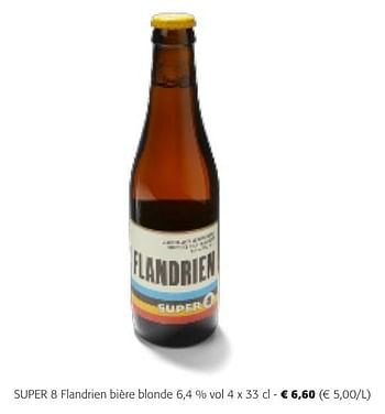 Promoties Super 8 flandrien bière blonde - Brouwerij Haacht - Geldig van 24/04/2024 tot 07/05/2024 bij Colruyt
