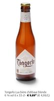 Promotions Tongerlo lux bière d`abbaye blonde - Tongerlo - Valide de 24/04/2024 à 07/05/2024 chez Colruyt