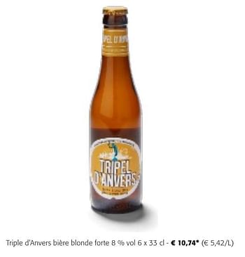 Promoties Triple d’anvers bière blonde forte - De Koninck - Geldig van 24/04/2024 tot 07/05/2024 bij Colruyt