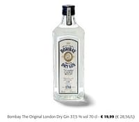 Promotions Bombay the original london dry gin - Bombay - Valide de 24/04/2024 à 07/05/2024 chez Colruyt