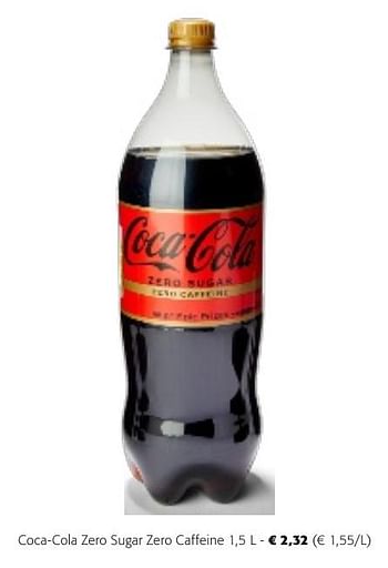 Promoties Coca-cola zero sugar zero caffeine - Coca Cola - Geldig van 24/04/2024 tot 07/05/2024 bij Colruyt