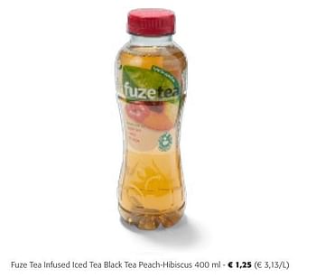 Promoties Fuze tea infused iced tea black tea peach-hibiscus - FuzeTea - Geldig van 24/04/2024 tot 07/05/2024 bij Colruyt