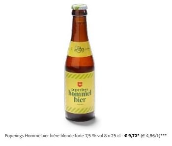 Promotions Poperings hommelbier bière blonde forte - Brouwerij van Eecke - Valide de 24/04/2024 à 07/05/2024 chez Colruyt
