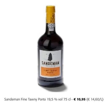 Promoties Sandeman fine tawny porto - Sandeman - Geldig van 24/04/2024 tot 07/05/2024 bij Colruyt
