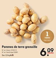 Promotions Pommes de terre grenaille - Produit Maison - Sligro - Valide de 25/04/2024 à 13/05/2024 chez Sligro