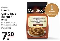 Promotions Sucre cassonade de candi brune - Candico - Valide de 25/04/2024 à 13/05/2024 chez Sligro