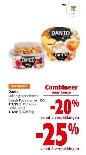 Promoties Danio volledig assortiment - Danio - Geldig van 24/04/2024 tot 07/05/2024 bij Colruyt